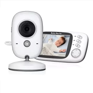 Babá Eletrônica Video Baby Noturna Sem Fio Recarregável Branco Estary Shop