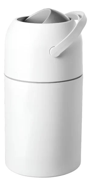 Lixeira Anti Odor Baby Mel Higiene Bebê Descarte Lixo Magico Branco