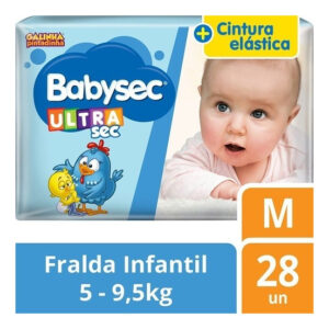 Babysec Fraldas Ultrasec Galinha Pintadinha M 28 Unidade Por Pacote