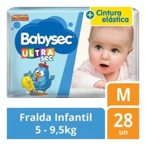 Babysec Fraldas Ultrasec Galinha Pintadinha M 28 Unidade Por Pacote