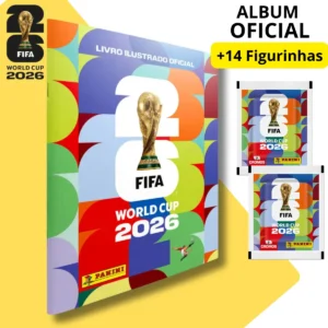 Álbum Capa Brochura Copa Do Mundo 2026 + Figurinhas