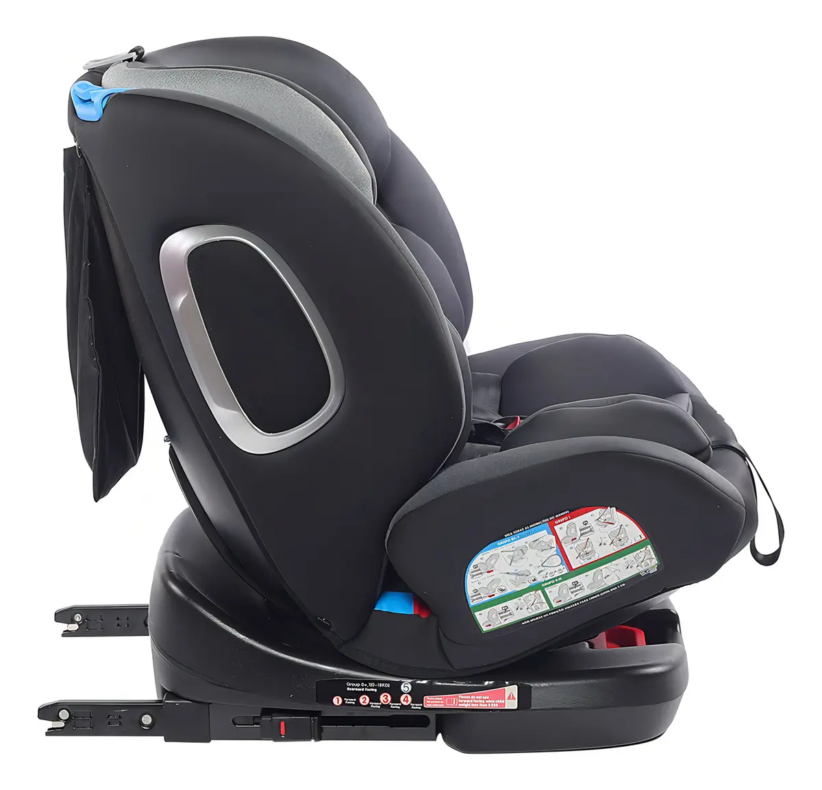 Cadeira De Carro Infantil Max360 Isofix 36kgs Maxi Baby - Preto - Imagem 10