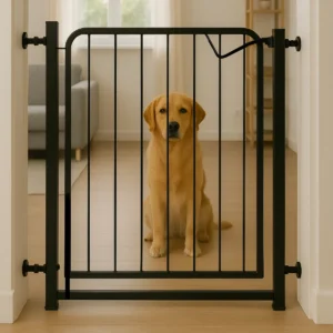 Grade Reforçada Regulável Animais Crianças 78 A 92 Cm Pet