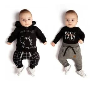 Roupa De Bebe Menino 2 Conjuntos Inverno Moda Infantil