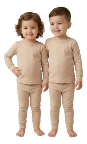 Conjunto Infantil Térmico Bebê Peluciado Segunda Pele Blusa