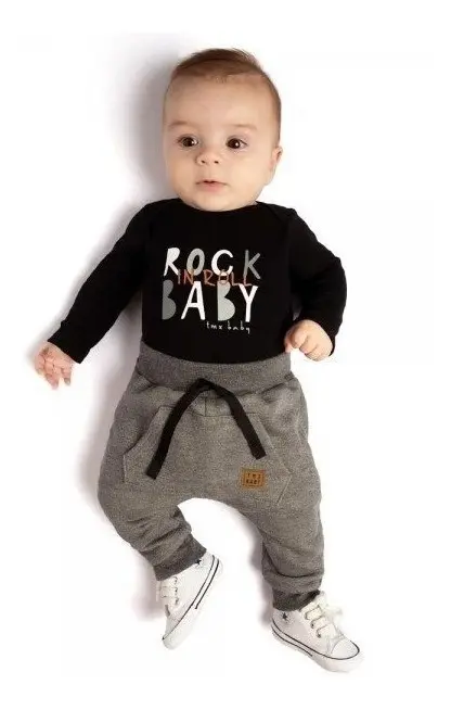 Roupa De Bebe Menino 2 Conjuntos Inverno Moda Infantil - Imagem 2